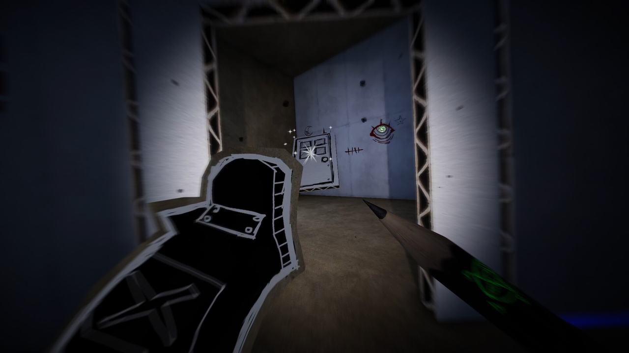 PAPERHEAD interior — look for blank cardboard you can redraw